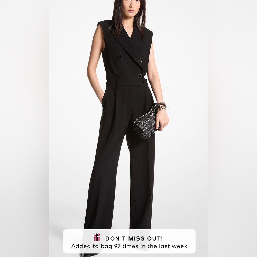 MICHAEL Michael Kors Double Breasted Jumpsuit SZ 2 $495 Fits like a size 4/6
